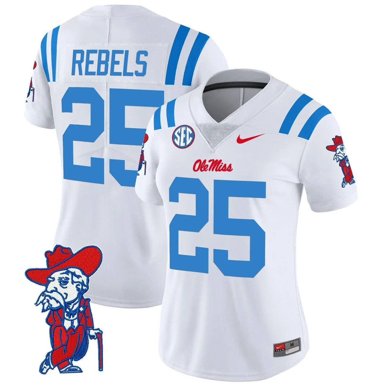Women's Ole Miss Rebels 2026 Vapor Limited Jersey V2 - All Stitched