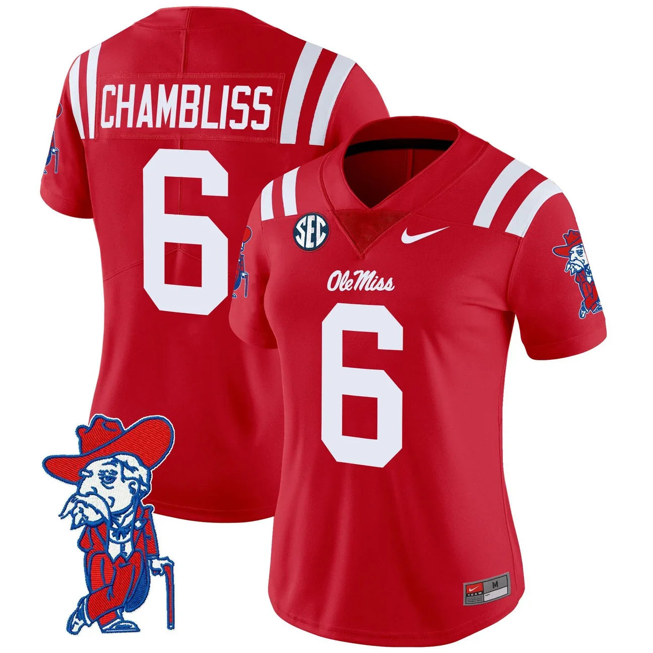 Women's Ole Miss Rebels 2026 Vapor Limited Jersey V2 - All Stitched