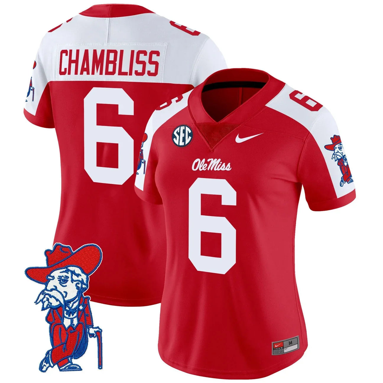 Women's Ole Miss Rebels 2026 Vapor Limited Jersey V2 - All Stitched