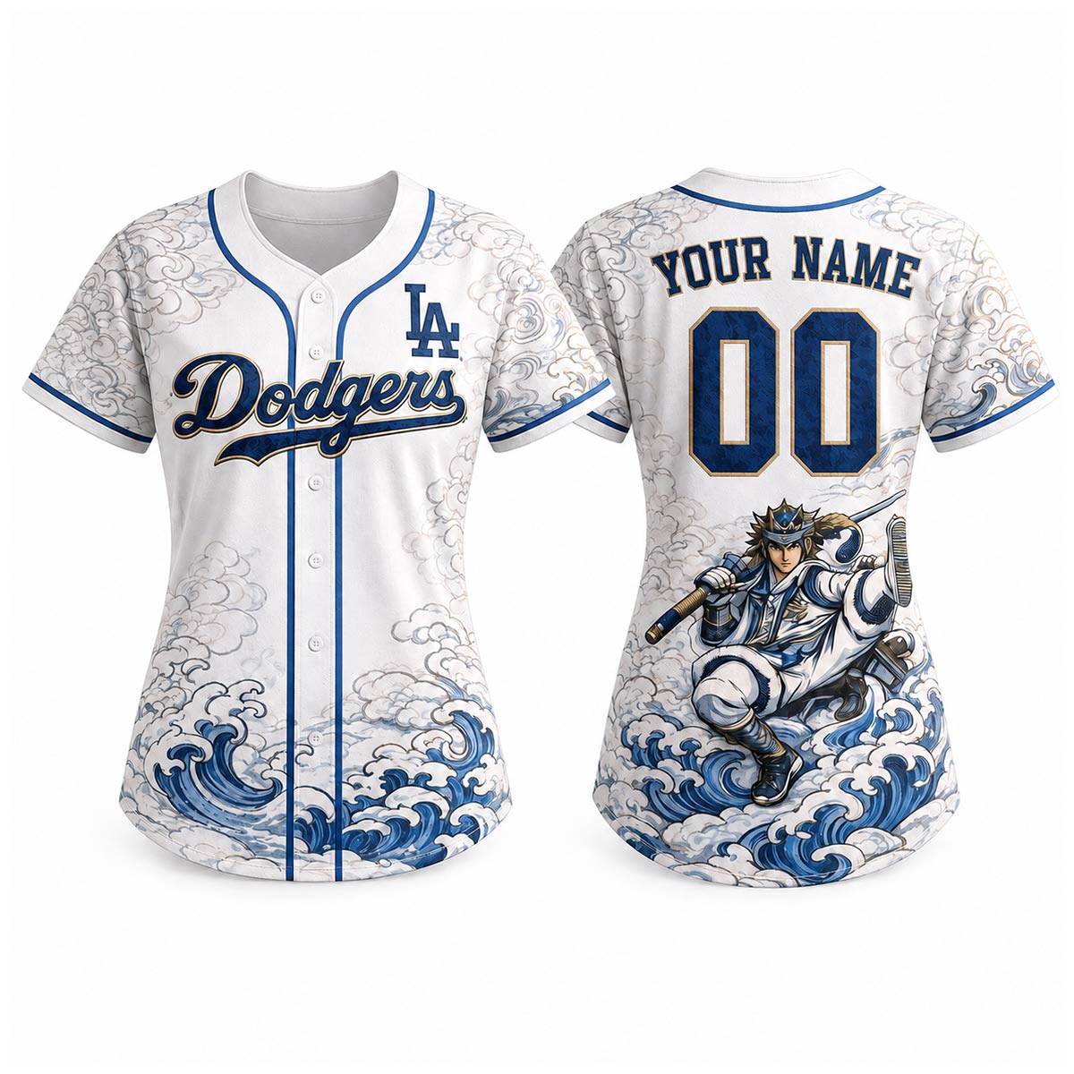 Samurai Anime Custom Jersey – All Stitched